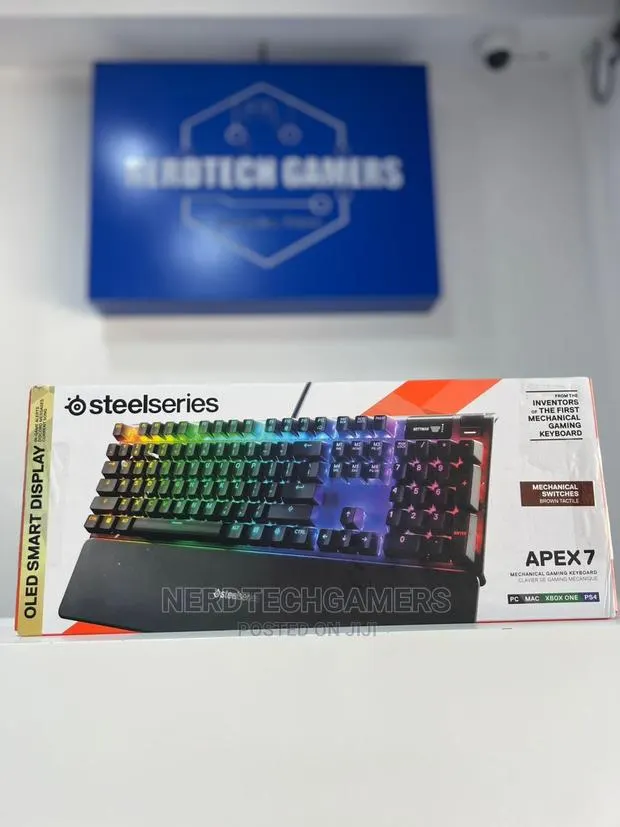 Steelseries Apex 7 Mechanical Gaming Keyboard – Oled Smart D · Photo 1