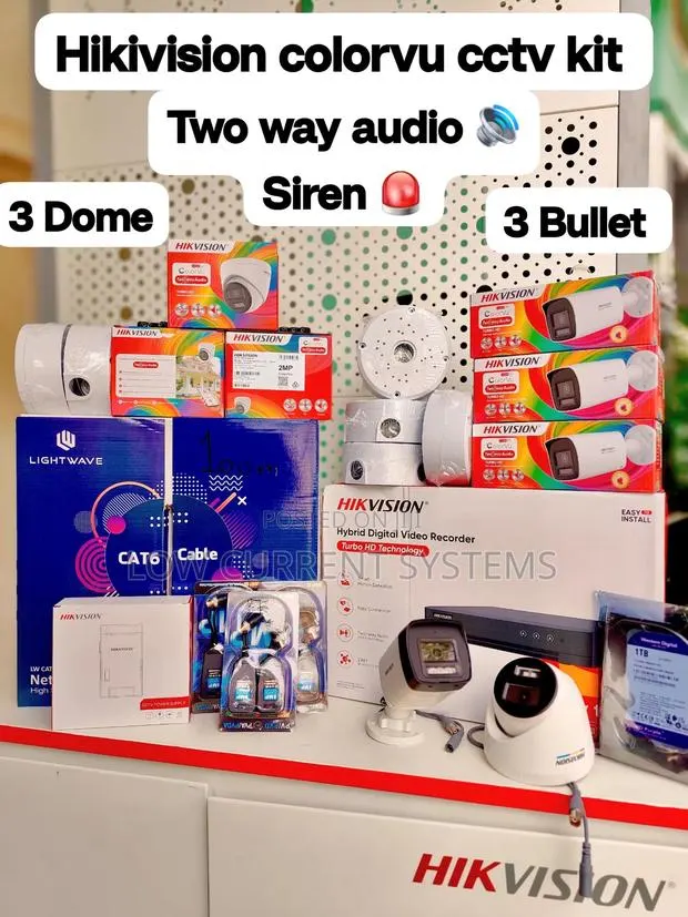Hikvision 8channel Promo CCTV Kit Colorvu Two Ways Audio and Siren · Photo 1