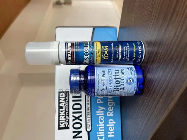 Beard Hair Growth Combo Pack (Kirkland Foam +Biotin) · Photo 1