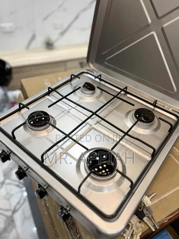 Lovely Design Volcano 4 Gas Table Top Cooker(Gray) · Photo 1