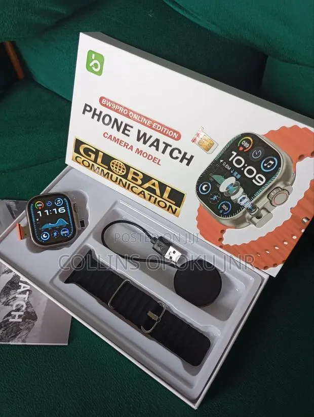 Bw9 Pro Online Edition Camera Smart Watch With Sim Slot - Black · Photo 1