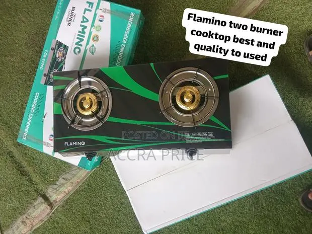 Flamino Double Burner Gas Cooker – Strong, Durable Efficient · Photo 1