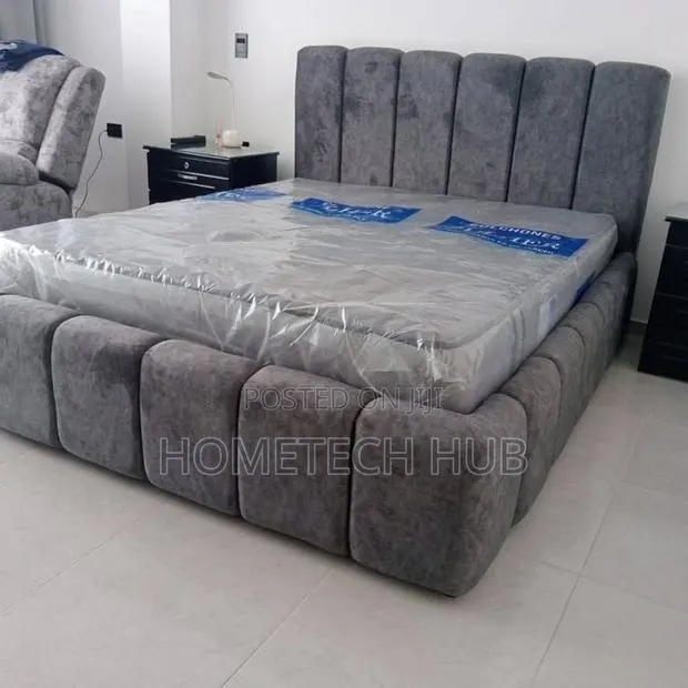 Double Bed Frame With Materess · Photo 1