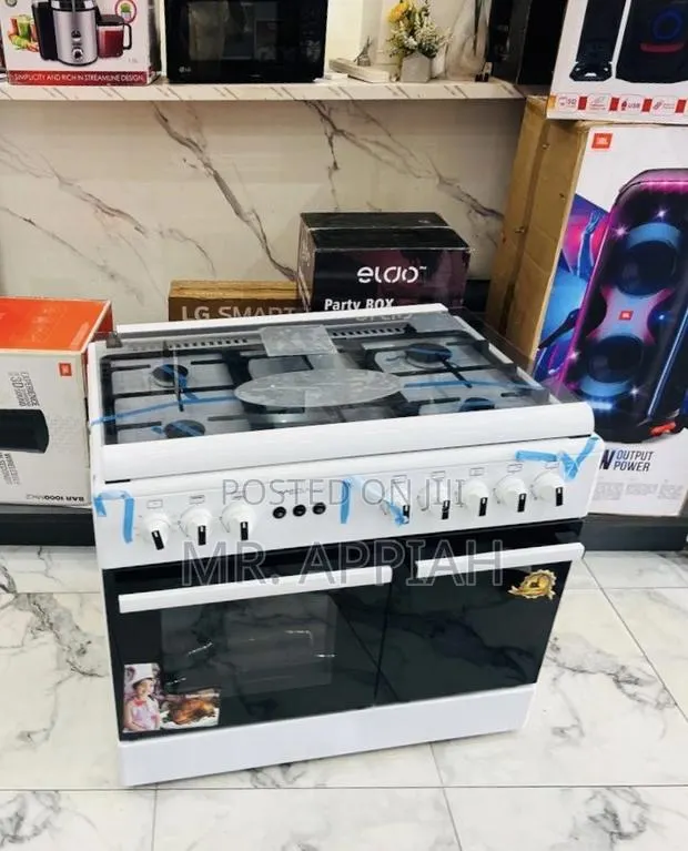 Purchase Mideatech 5 Gas Cooker With Grill(White) Auto Rotisserie · Photo 1
