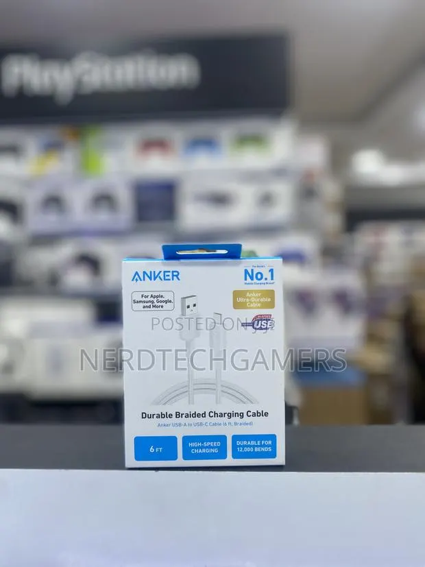 ANKER USB-A to USB-C 6ft 60w · Photo 1
