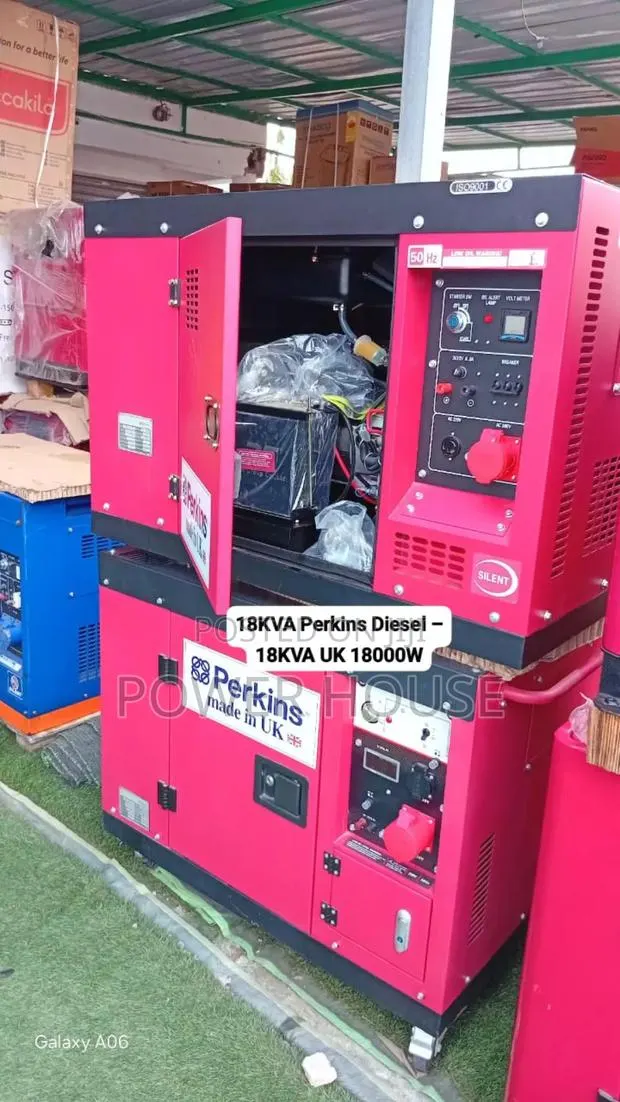 Maximum Efficiency Perkins18kva Three Phase Diesel Generator Uk 18000w · Photo 1