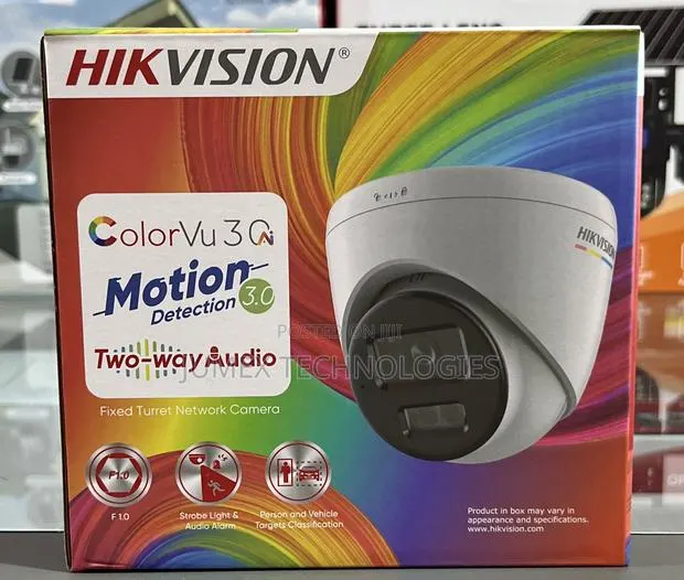 Hikvision 4mp Ip Camera Colorvu 3.0 Two-Way Audio Ds-2cd1347g3-Liu/SRB · Photo 1