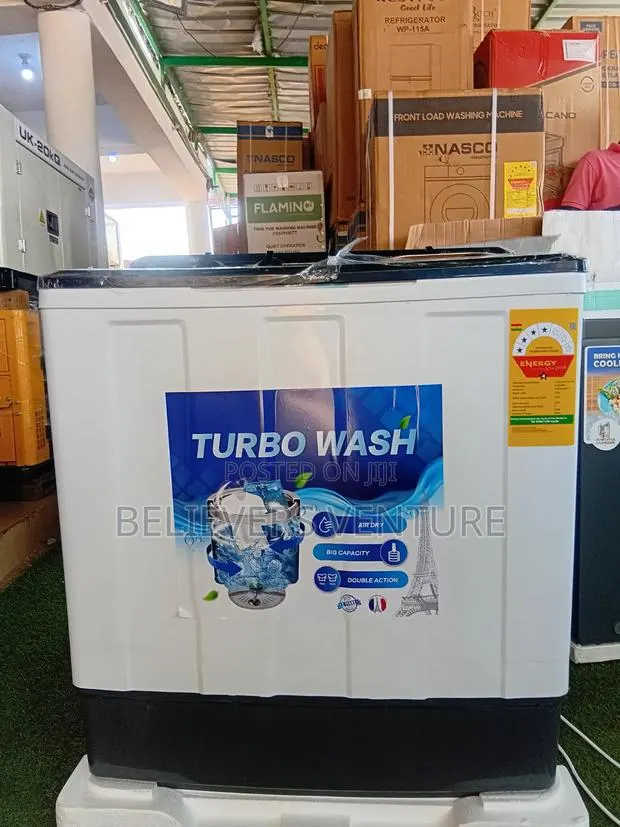 Flamino 12kg Washing Machine – Powerful Efficient Laundry Solution · Photo 1