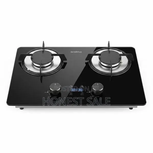 Oraimo FlameSaver D1 2-Burner Gas Stove With Timer · Photo 1