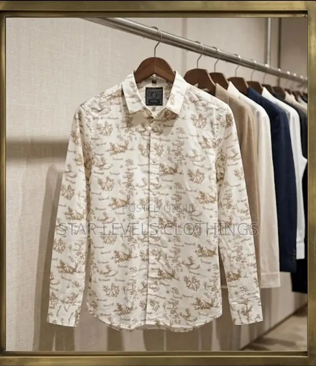Men's Solid Button Up Long Sleeves Shirts Available for Men · Photo 1