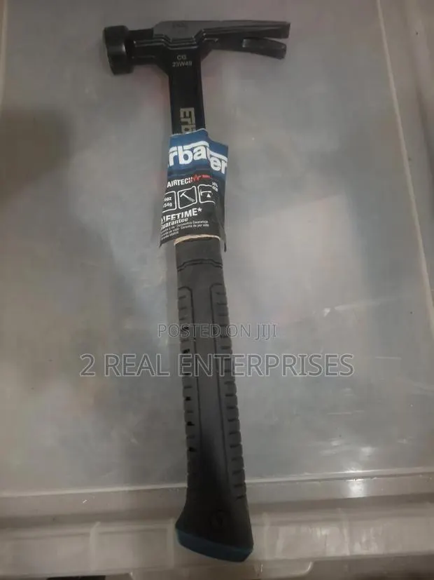 Erbauer 16oz 454g Steel Rip Claw Hammer W/ AirTech Anti-Vibration Grip · Photo 1