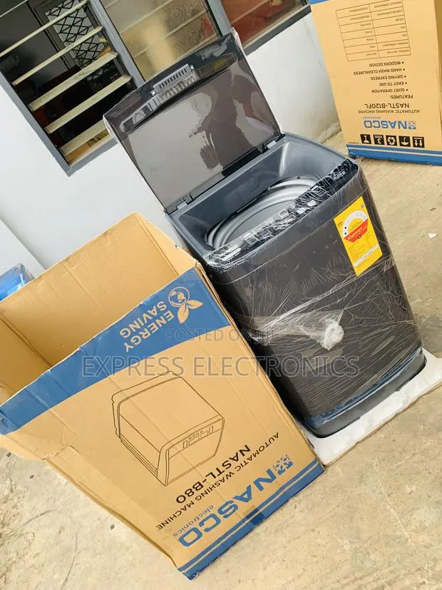 Limited Stock Nasco 8KG Top Load Fully Auto Washing Machine (NASTL-B80 · Photo 1