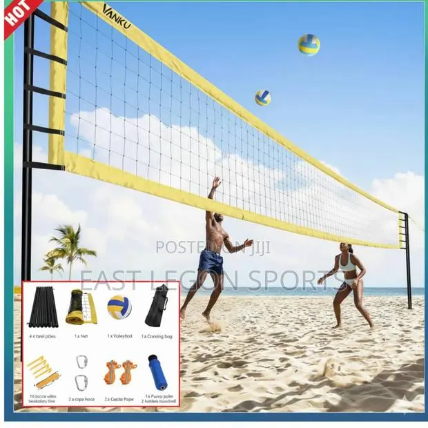 Dunlop Stand Net for Velocity Volleyball No Ball · Photo 1