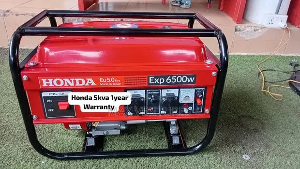 Portable Honda 6500 Watts Generator – Easy Start 5kva · Photo 1