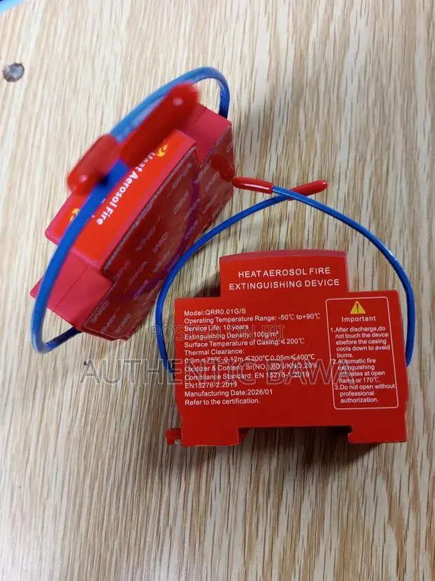 Heat Aerosol Fire Extinguisher Device · Photo 1