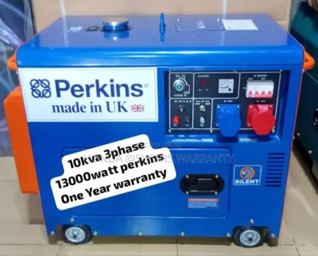 Turbo Charge Perkins 10kva 13000watt Generator 3phase Diesel · Photo 1