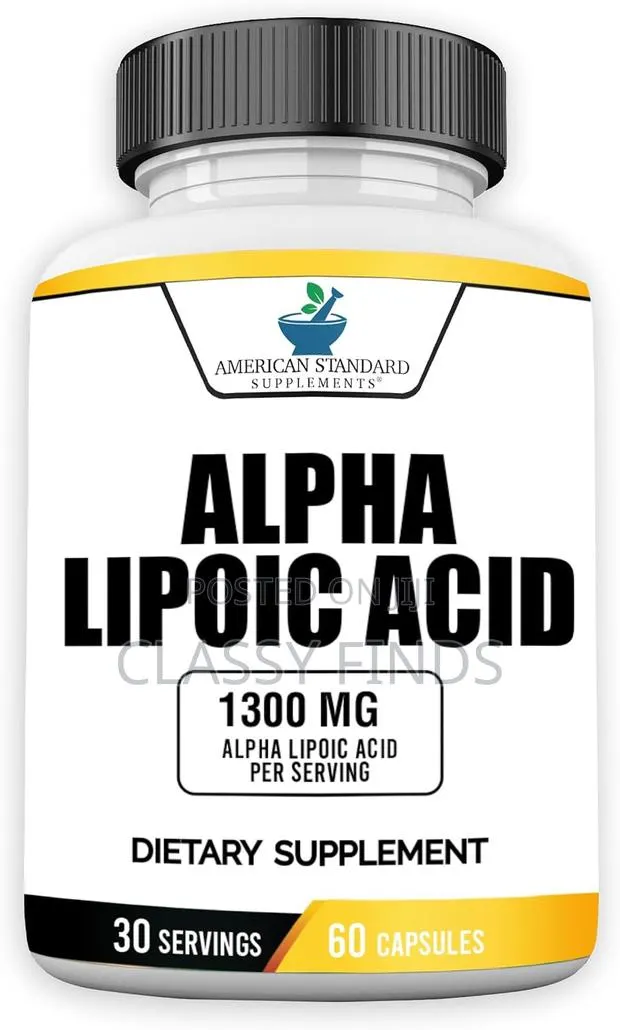 Alpha Lipoic Acid 1300mg Per Serving - 60 Capsules · Photo 1