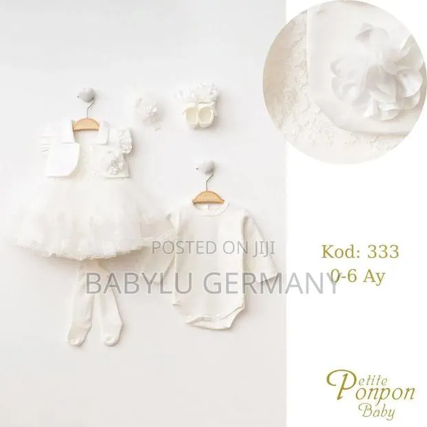 Turkish Luxury White Baby Christening /Baptism Gift Set · Photo 1