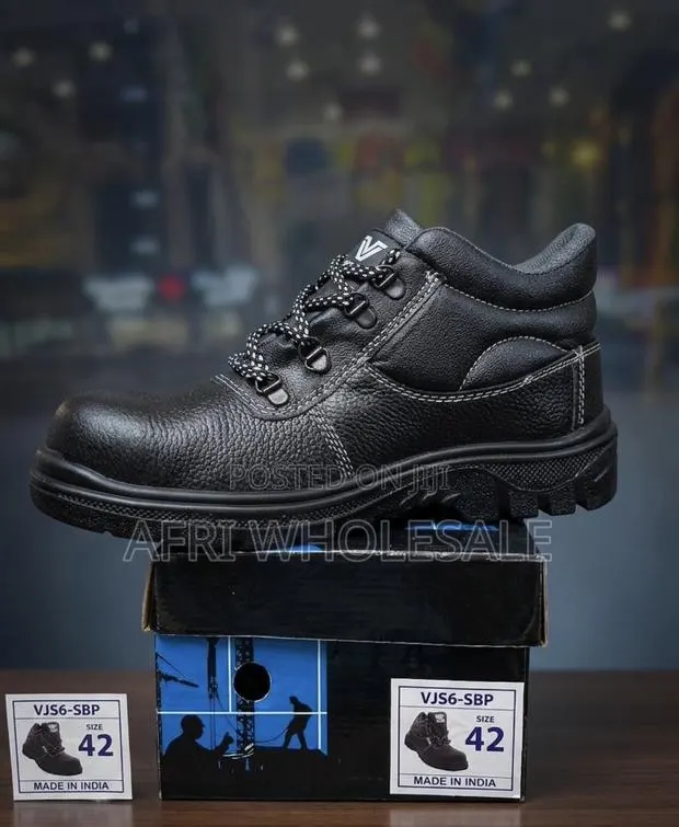 Steel Toe Safety Work Boots Industrial Construction Slip Resistant · Photo 1