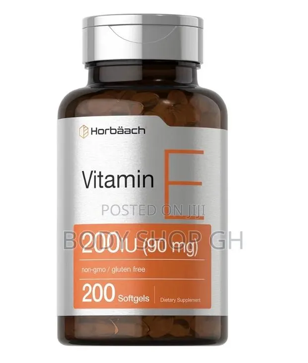 Horbäach Vitamin E Supplement - 200 Softgels · Photo 1