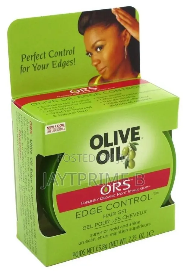 64g Jar of Ors Olive Oil Edge Control Hair Gel · Photo 1