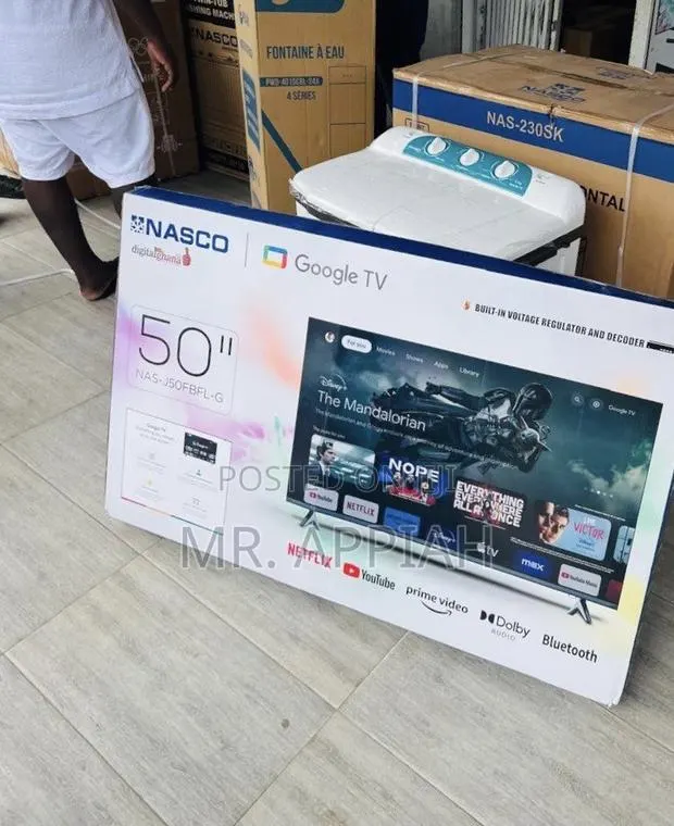 Extremely Affordable Nasco 50” Uhd Smart Satellite Android TV · Photo 1
