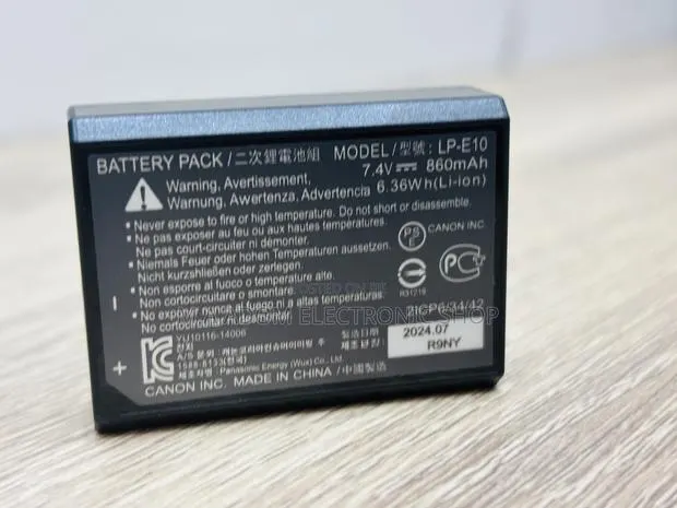 Canon Lp -E10 Camera Battery · Photo 1