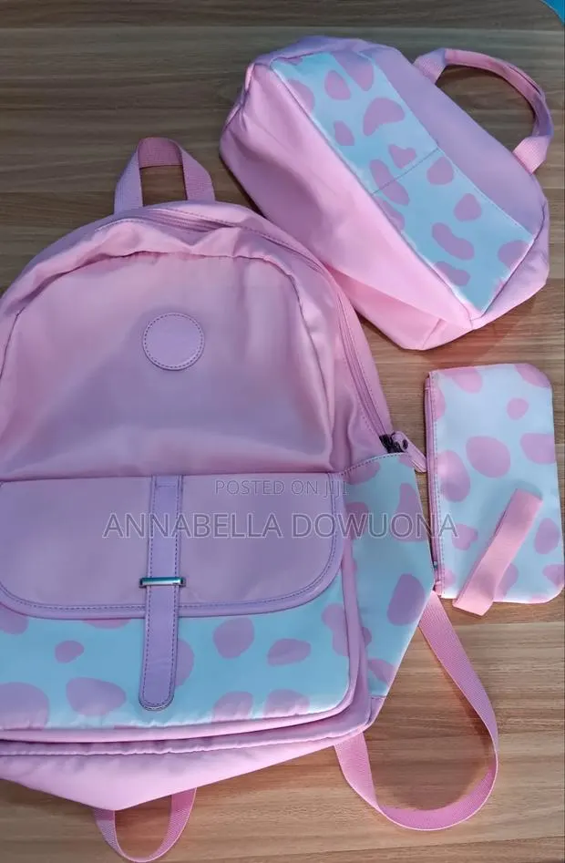 Pink School Bag Set · Photo 1