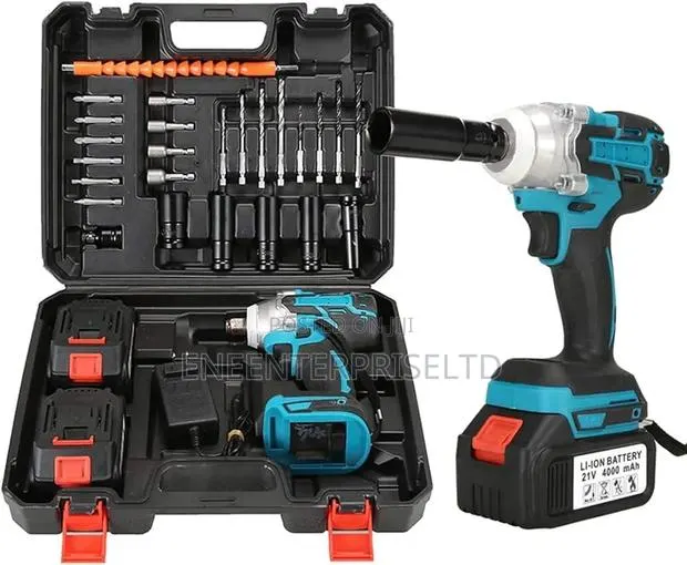Cordless Impact Wrench Set Industrial Power Wrench Kits Brushless · Photo 1