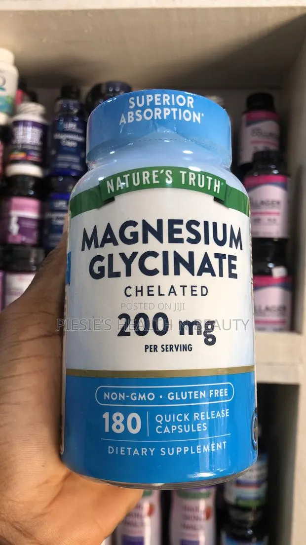 Nature's Truth Magnesium Glycinate Capsules, 200 Mg, 180 Ct. · Photo 1