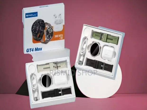 Sinclu Gt4 Max Smartwatch + Bluetooth TWS Earbuds · Photo 1