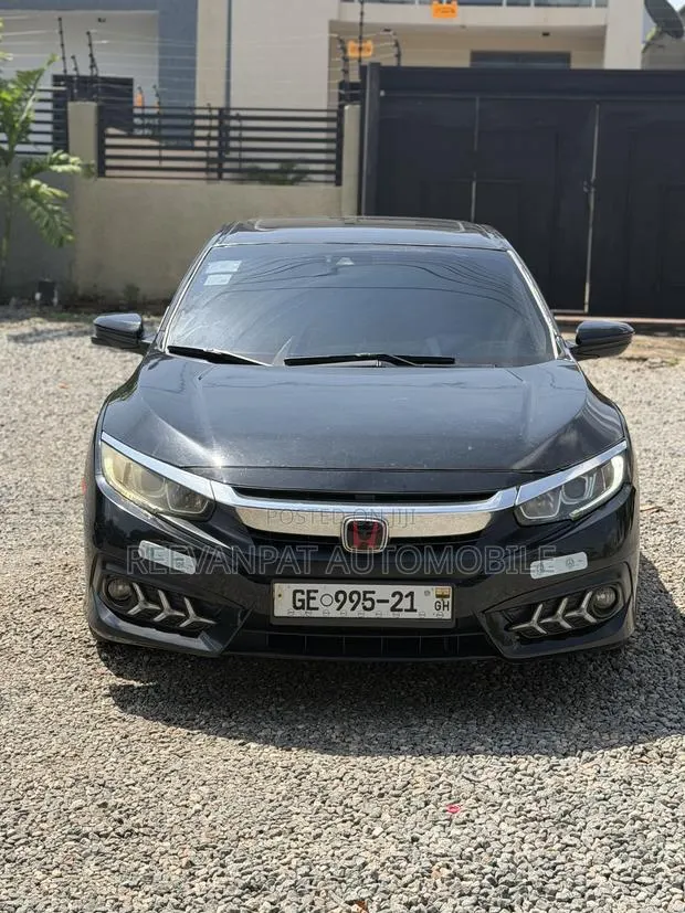 Honda Civic EX 4dr Sedan (2.0L 4cyl) 2017 Black · Photo 1