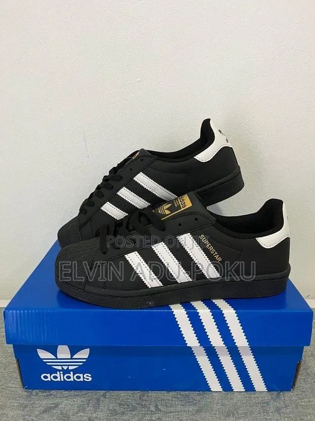 Adidas Originals Superstar Core Black | Cloud White Sneaker · Photo 1