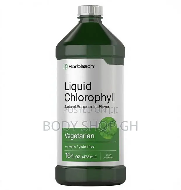 Chlorophyll Liquid Drops | 100mg | Natural Peppermint Flavor · Photo 1