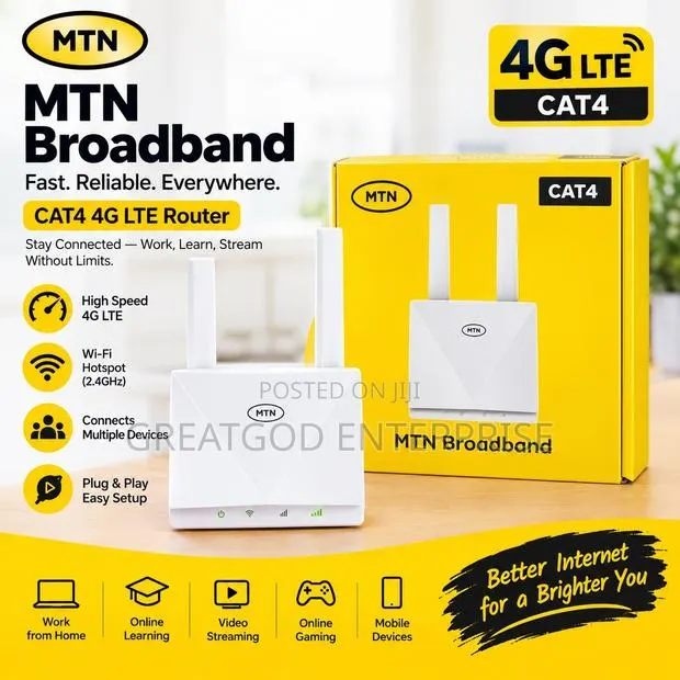 MTN Broadband Cat4 4g Lte Router · Photo 1