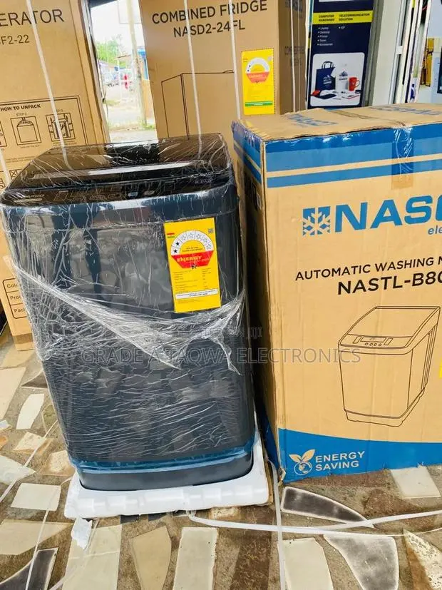 Enhanced 8kg Nasco Full Automatic Top Load Washing Machine · Photo 1