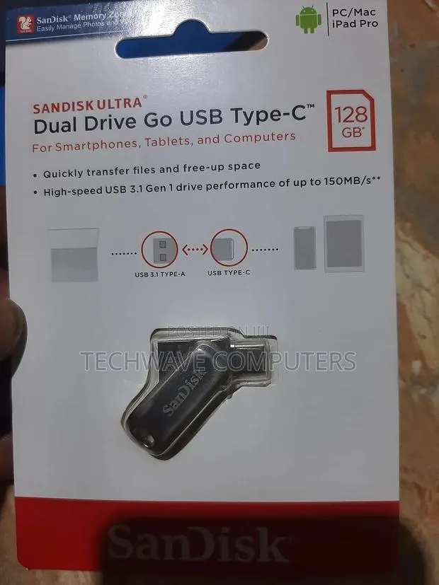 128gb Sandisk Typec Phone Drive · Photo 1