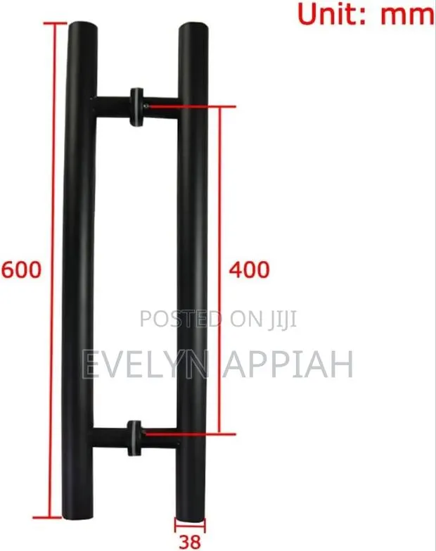 Round Black 2ft Pull Handle · Photo 1