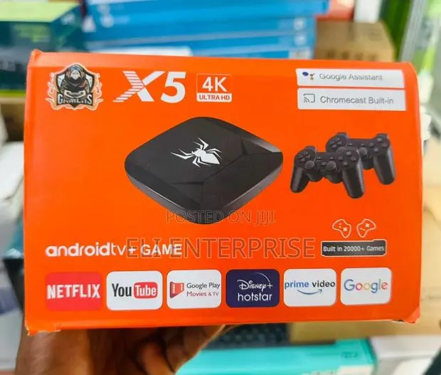 X5 Ultra HD Android TV + Game Console Box. · Photo 1