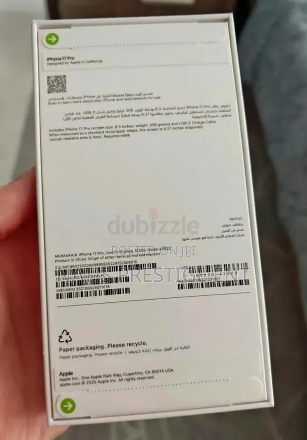 New Apple iPhone 17 Pro 512 GB Orange · Photo 1