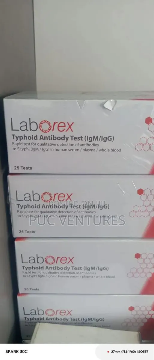 Typhoid Test Strips · Photo 1