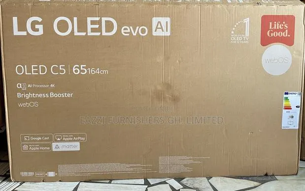 Oled65c55la 65 Inch Smart Uk Oled LG 144 Hz Evo Ai Hdr+ Uhd Game TV · Photo 1