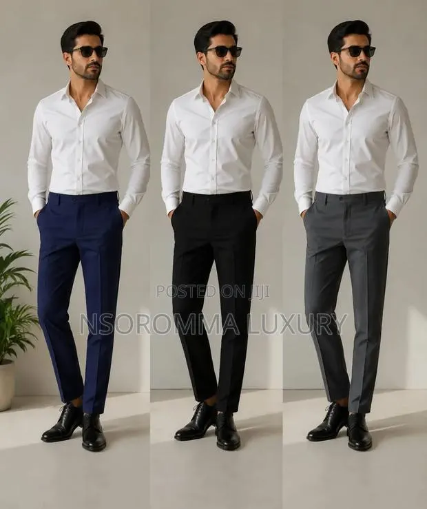 Plain Office Shirt and Office Trouser Combo Available in Sizes · Photo 1