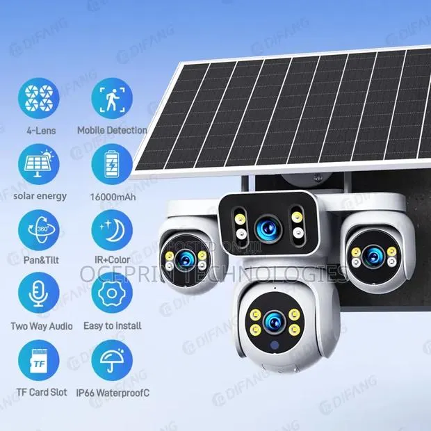 4 Lens Solar 4g Cameras · Photo 1