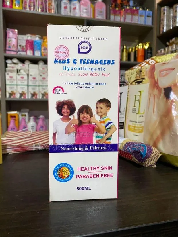 Poons Kids Teenagers Natural Glow Body Milk. · Photo 1