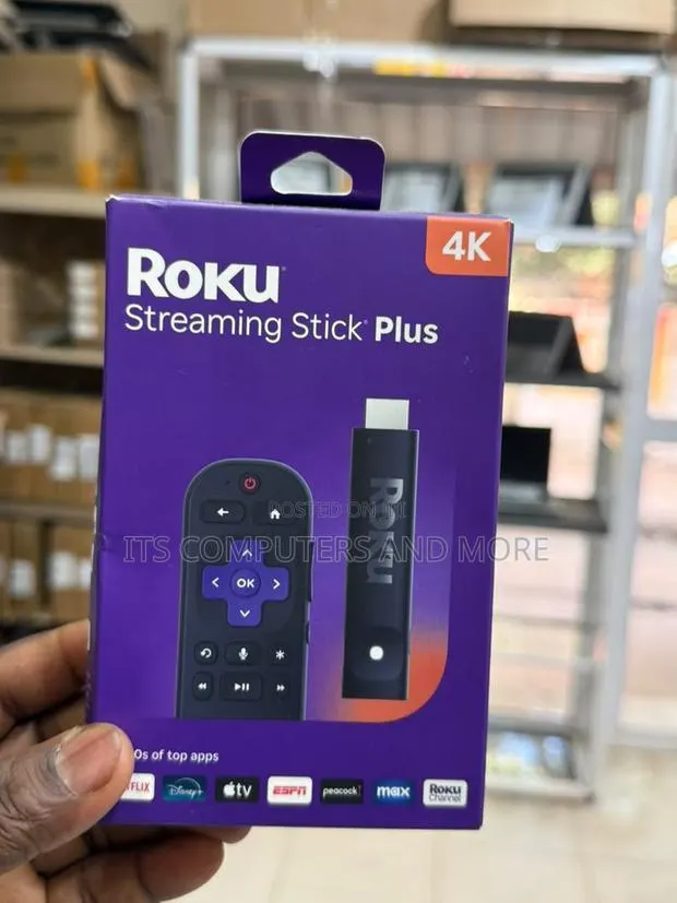 Roku Streaming Stick Plus 4K HDR Streaming Player – 3830R · Photo 1