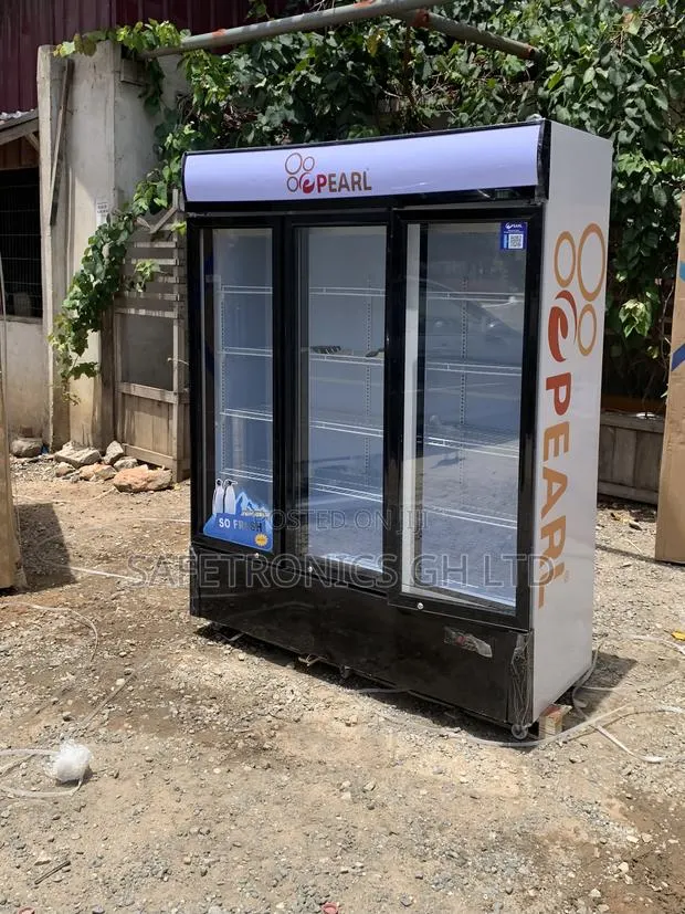 Get Affordable Pearl PVC-150 950l 3-Door Glass Display Fridge. · Photo 1