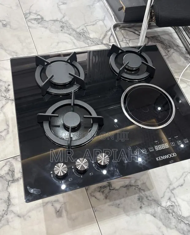 Extremely Durable Kenwood 60cm 3 Gas + 1 Electric Built in Hob(Glass). · Photo 1
