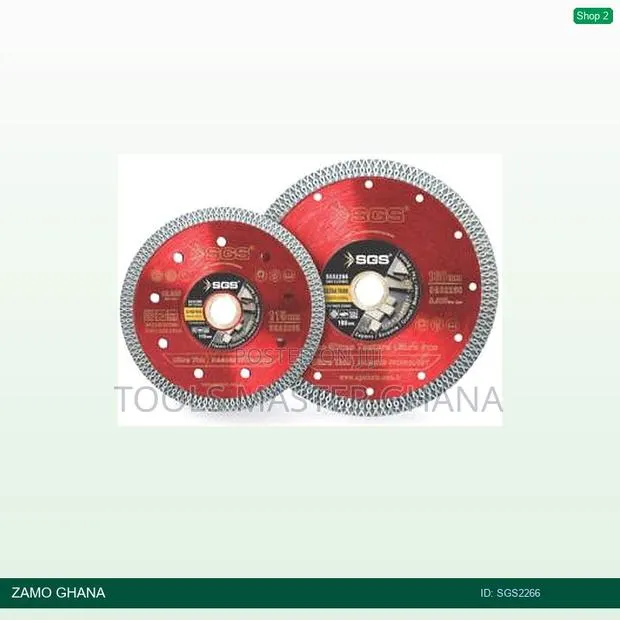 Turbo Diamond Saw Blade Ultra Thin 180mm Disc 7 Inch - Sgs2266 · Photo 1