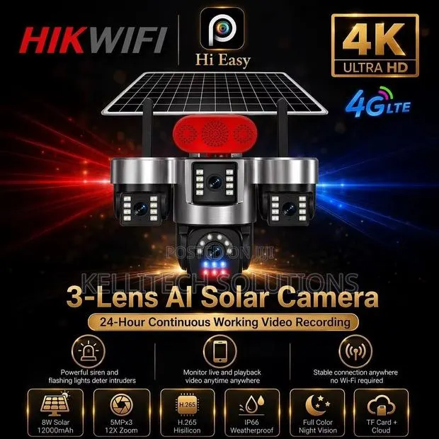 2027 3lens Hieasy Solar 4g Aov CCTV · Photo 1